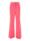 Stella Mccartney 'iconic' Salmon Pink Tailored Flared Pants In Pink