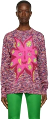 Stella Mccartney Pink Myfawny Edition Sun Sweater In 6606 Rose Multi