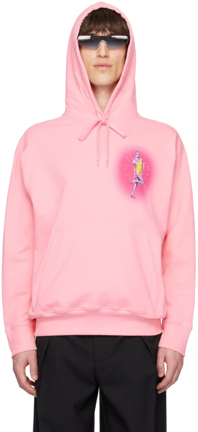 Stella Mccartney Pink Sexy Robot Hoodie In 5702 Pink