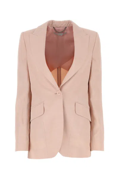STELLA MCCARTNEY PINK SINGLE BREASTED BLAZER