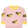 STELLA MCCARTNEY PINK SWEATER FOR BABY GIRL WITH BEES