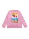 Stella Mccartney Pink Sweatshirt With Prints In Pink