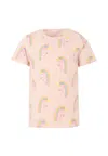 Stella Mccartney Pink T-shirt For Girl With Unicorn In Pink