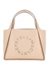 Stella Mccartney Tote Embossed Grainy Mat Ballet Pink In Pink
