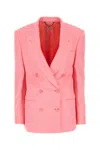 Stella Mccartney Stella Mc Cartney Pink Twill Oversize Blazer