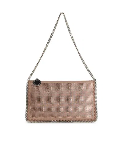 Stella Mccartney Pink Vegan Fabric Clutch Bag