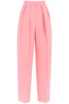 Stella Mccartney Pink Viscose Blend Wide-leg Pant