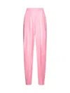 Stella Mccartney Pink Viscose Blend Wide-leg Pant In Pink
