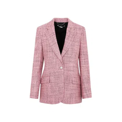 Stella Mccartney Pink Wool Slim Boyfriend Jacket