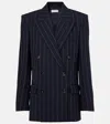 Stella Mccartney Pinstripe Oversized Wool Blazer