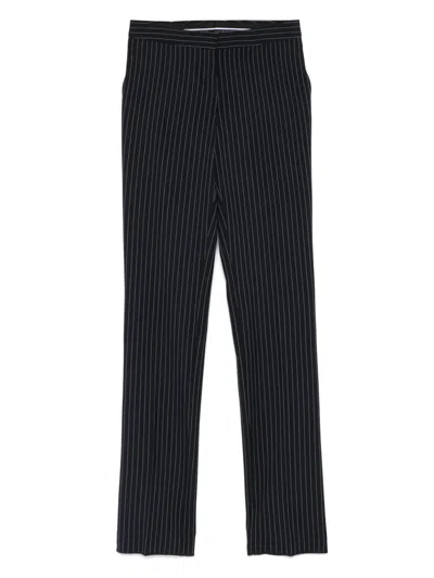 Stella Mccartney Pinstriped Trousers In Blue