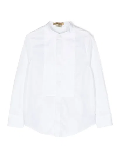Stella Mccartney Pintuck-detail Cotton Shirt In Weiss