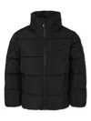Stella Mccartney Logo-patch Padded Jacket In Black
