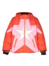 Stella Mccartney Star-motif Puffer Jacket In Red