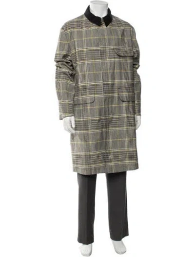 Pre-owned Stella Mccartney Plaid Print Coat In Multi