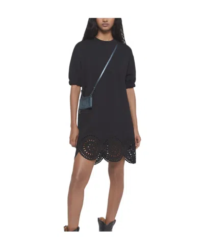Stella Mccartney Plain Knitted Dress In Black