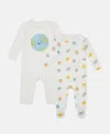 Stella Mccartney Planets Printed Romper Set In White