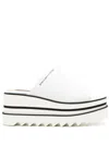 Stella Mccartney Sneak Elyse Clogs With Plateau In White