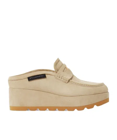 Stella Mccartney Platform Wedge Heels In Brown