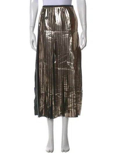 Pre-owned Stella Mccartney Pleated Accents Midi Length Skirt W/ Tags