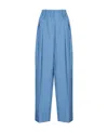 Stella Mccartney High-waist Tailored Trousers In Blue