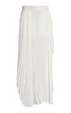 Stella Mccartney Pleated Maxi Skirt In White
