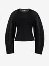 Stella Mccartney Stella Mc Cartney Black Viscosa Blend Top In Black