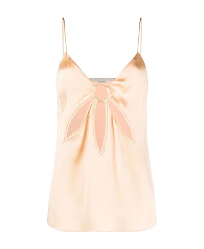 STELLA MCCARTNEY PLEATED SATIN VEST