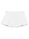 Stella Mccartney Canvas Tailoring Balloon Short In Neutrals