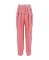 Stella Mccartney Pink Viscose Blend Wide-leg Pant In Pink