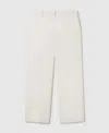 Stella Mccartney Pleated Straight-leg Trousers In White