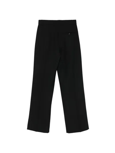 Stella Mccartney Pleated Tailored Trousers In Black