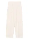 Stella Mccartney Pleated Trousers In Neutral