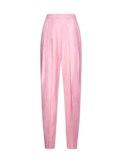 Stella Mccartney Pants In Hibiscus (pink)