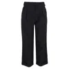 Stella Mccartney Pleated Trousers In Black Wool