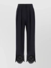 STELLA MCCARTNEY PLEATED WIDE-LEG TROUSERS WITH HIGH WAIST