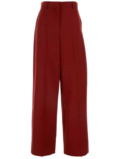 STELLA MCCARTNEY PLEATED WOOL PALAZZO PANTS