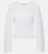Stella Mccartney Woman Sweatshirt Light Grey Size M Cotton In White