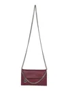 Stella Mccartney Plum Falabella Wallet Crossbody Bag