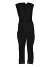 Stella Mccartney Plunge-neck Jumpsuit In Black