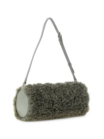 Stella Mccartney Pochette Shearling In Red