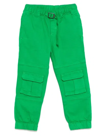 Stella Mccartney Kids' Pocket Track Pants In Green