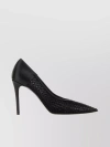 STELLA MCCARTNEY POINTED TOE PUMPS WITH STILETTO HEEL AND MESH PANELS