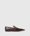 Stella Mccartney Pointed-toe Slip-on Loafer In Brown
