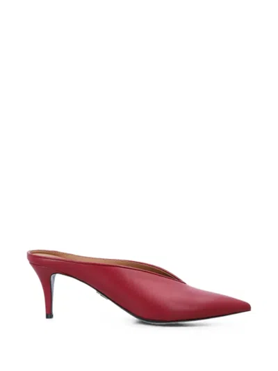 Stella Mccartney Sculptural Heel Vegan Leather Mules In Multi