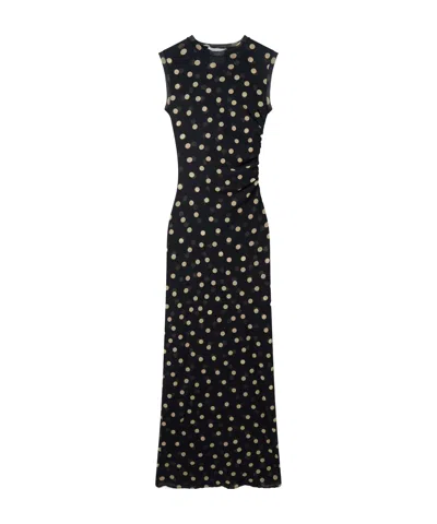 STELLA MCCARTNEY POLKA-DOT JERSEY MAXI DRESS