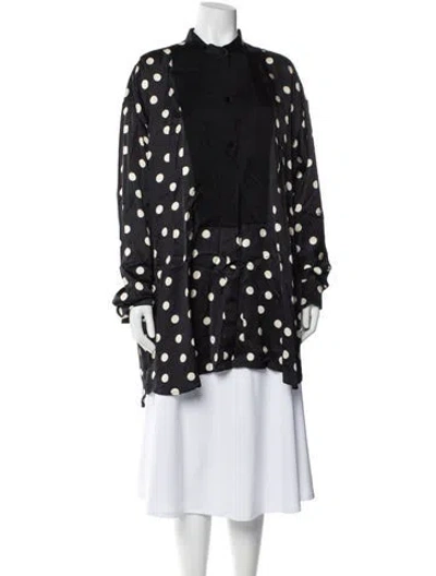 Pre-owned Stella Mccartney Polka Dot Print Long Sleeve Top In Multi
