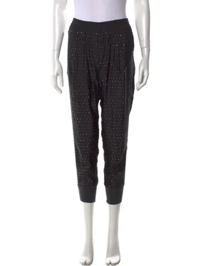 Pre-owned Stella Mccartney Polka Dot Print Wide Leg Pants In Gray