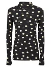 Stella Mccartney Polka Dots Jersey Top In Default Title