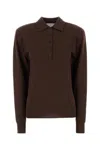 Stella Mccartney Collar Design Cashmere Blend Polo Shirt